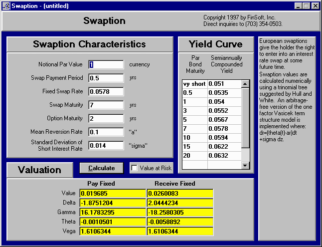 Vega in fx options